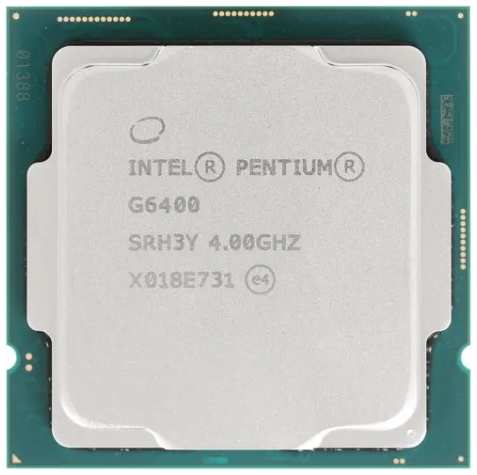 Процессор Intel Pentium Gold G6400 4.0ГГц, 2-ядерный, L3 4МБ, LGA1200, OEM 11741270