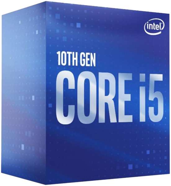 Процессор Intel Core i5-10400F, 2.9ГГц, (Turbo 4.3ГГц), 6-ядерный, L3 12МБ, LGA1200, BOX 11741285