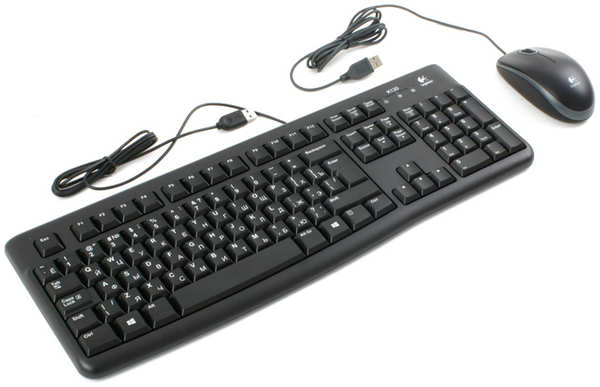 Клавиатура+мышь Logitech Desktop MK120 Black 1174227