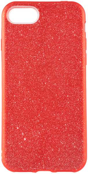 Чехол для Apple iPhone 7\8\SE (2020) Brosco Shine красный 11746502