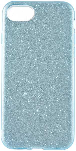 Чехол для Apple iPhone 7\8\SE (2020) Brosco Shine голубой 11746506
