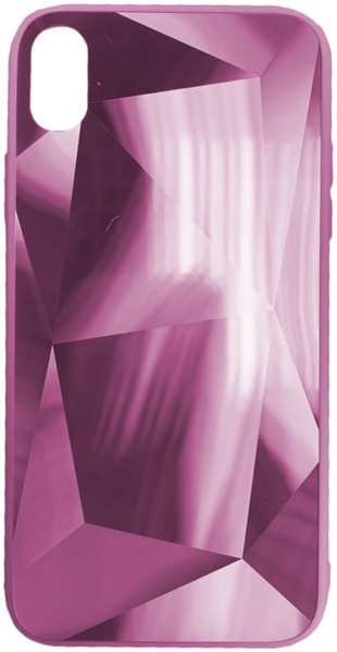 Чехол для Apple iPhone Xr Brosco Diamond, накладка, розовый 11746521