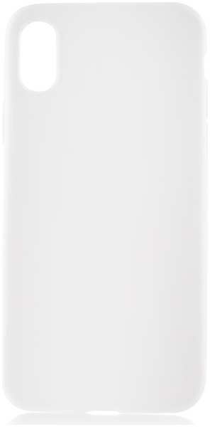 Чехол для Apple iPhone Xs Brosco Colourful, накладка, белый 11746572