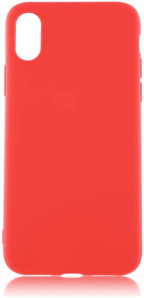 Чехол для Apple iPhone Xs Brosco Colourful, накладка, красный 11746574