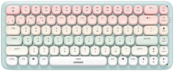 Клавиатура беспроводная Ugreen KU101 FUN+ (15227) Pink 11750222