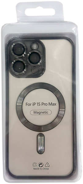 Чехол для Apple iPhone 15 Pro Max Zibelino MagSafe Matte черный 11751256