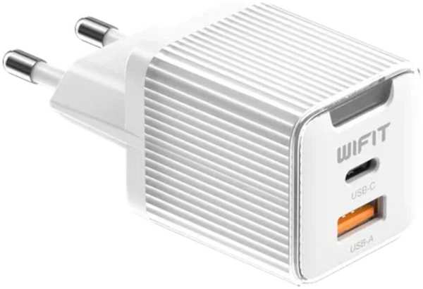 Сетевое зарядное устройство Wifit WiCharge GC1 45W USB A + Type-C белое