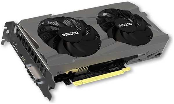 Видеокарта Inno3D GeForce RTX 3050 6144Mb, Twin X2 (RTX 3050 Twin X2 6G) 1xDVI-D, 1xHDMI, 1xDP, Ret