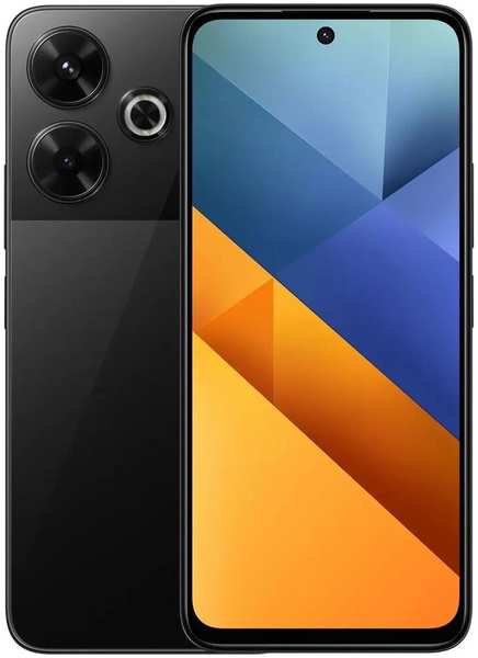 Смартфон Poco M6 8/256GB RU Black 11752095