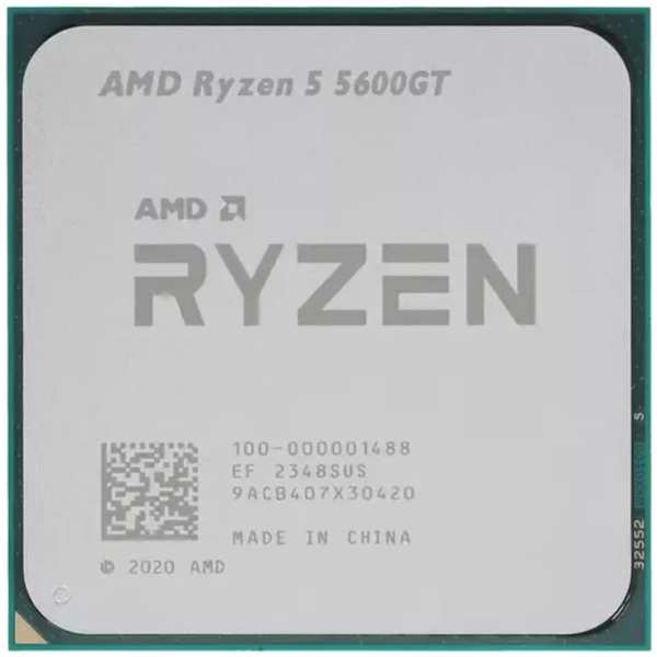 Процессор AMD Ryzen 5 5600GT, 3.6ГГц, (Turbo 4.6ГГц), 6-ядерный, L3 19МБ, Сокет AM4, OEM 11752491