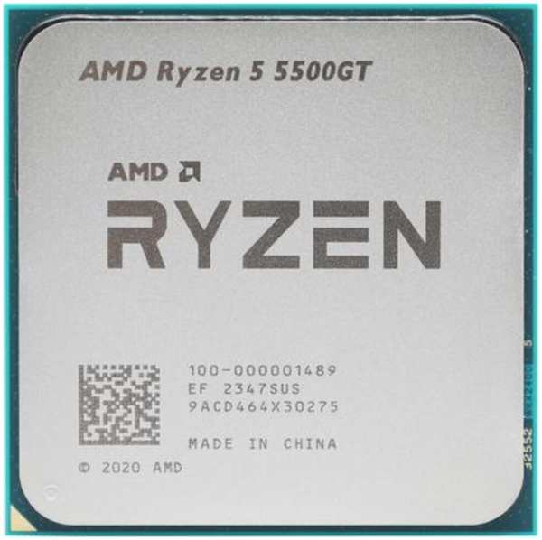 Процессор AMD Ryzen 5 5500GT, 3.6ГГц, (Turbo 4.4ГГц), 6-ядерный, L3 19МБ, Сокет AM4, OEM 11752492