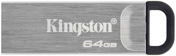 USB Flash накопитель 64GB Kingston DataTraveler Kyson (DTKN/64GB) USB 3.0 Черно-серебристый 11752503