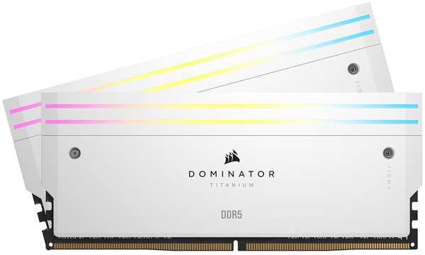 Модуль памяти DIMM 32Gb 2х16Gb DDR5 PC57600 7200MHz Corsair Dominator Titanium 2 RGB (CMP32GX5M2X7200C34W)