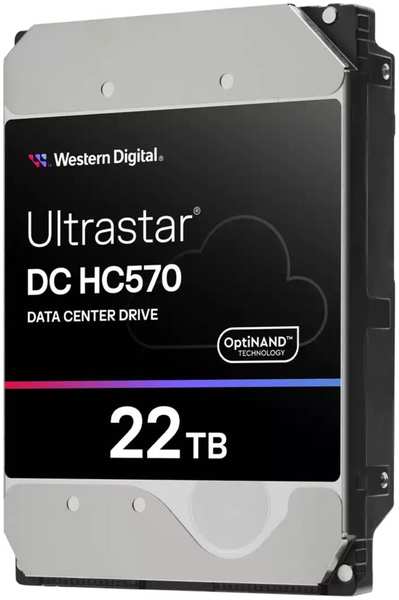 Western Digital Внутренний жесткий диск 3,5″22Tb WD (WUH722222ALE6L4 0F48155) 512Mb 7200rpm SATA3 Ultrastar DC HC570