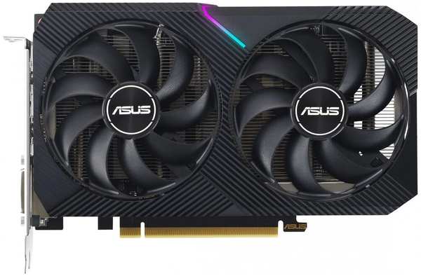 Видеокарта ASUS GeForce RTX 3050 8192Mb, Dual OC Edition 8G (Dual-RTX3050-8G-V2) DVI-D, HDMI, DP, Ret