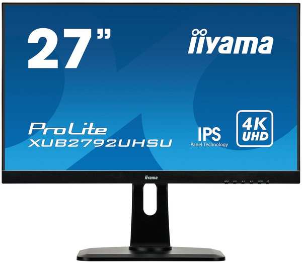 Монитор 27″Iiyama ProLite XUB2792UHSU-B6 IPS 3840x2160 4ms, HDMI, DisplayPort, USB Type-C