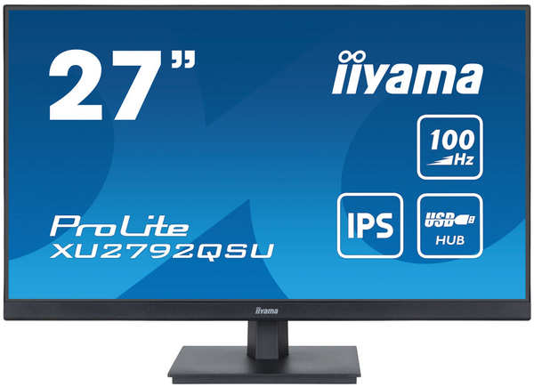 Монитор 27″Iiyama ProLite XU2792QSU-B6 IPS 2560x1440 0.4ms HDMI, DisplayPort