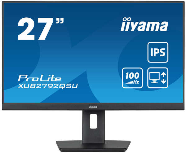 Монитор 27″Iiyama ProLite XUB2792QSU-B6 IPS 2560x1440 0.4ms HDMI, DisplayPort