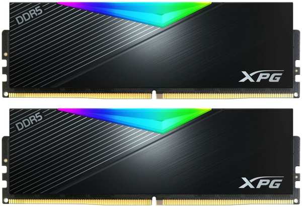 Модуль памяти DIMM 32Gb 2х16Gb DDR5 PC54400 7200MHz ADATA XPG Lancer RGB (AX5U6800C3416G-DCLARBK)