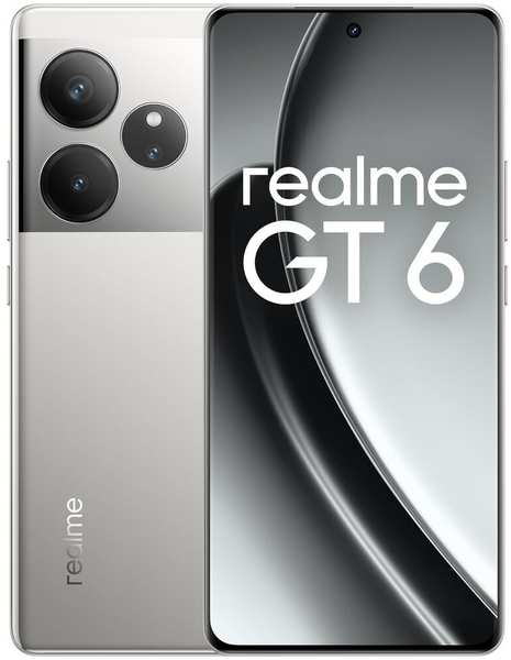 Смартфон Realme GT6 16/512GB RU Silver 11753808