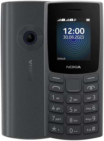 Мобильный телефон Nokia 110 Dual Sim (TA-1567) Black 11754018