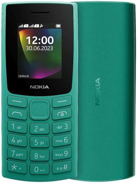 Мобильный телефон Nokia 106 Dual Sim (TA-1564) Green 11754025