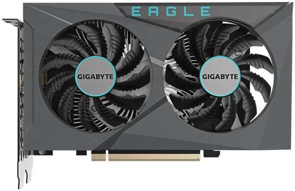 Видеокарта Gigabyte GeForce RTX 3050 6144Mb, Eagle OC 6G (GV-N3050EAGLE OC-6GD) 2xHDMI, 2xDP, Ret 11754314
