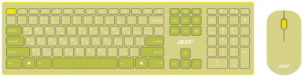 Клавиатура+мышь Acer OCC205 Wireless Green 11754349