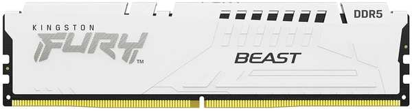 Модуль памяти DIMM 16Gb DDR5 PC48000 6000MHz Kingston Fury Beast White (KF560C40BW/16) 11754435