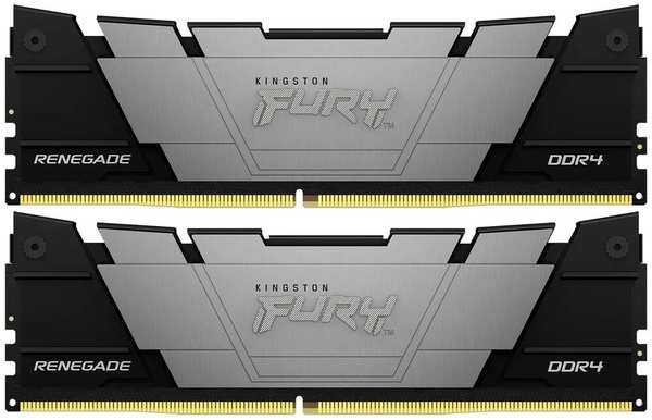 Модуль памяти DIMM 32Gb 2х16Gb DDR4 PC25600 3200MHz Kingston Fury Renegade (KF432C16RB12K2/32)