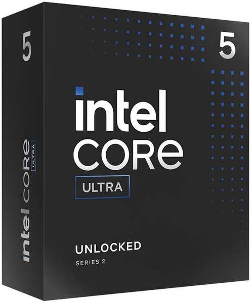 Процессор Intel Core Ultra 5 245KF, 4.2ГГц, (Turbo 5.2ГГц), 14-ядерный, 24МБ, LGA1851, BOX