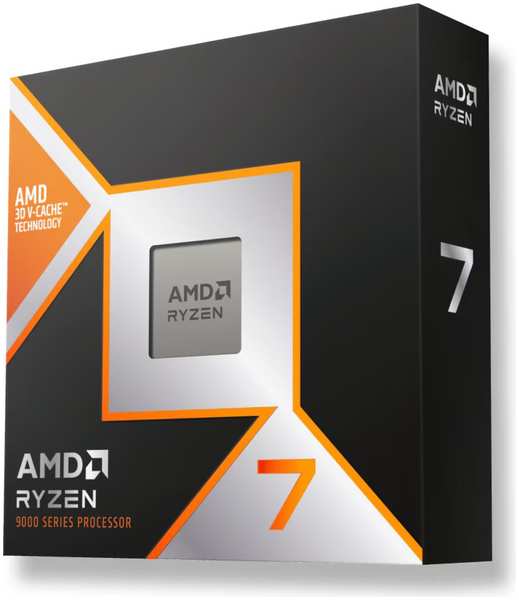 Процессор AMD Ryzen 7 9800X3D, 4.7ГГц, (Turbo 5.2ГГц), 8-ядерный, L3 96МБ, Сокет AM5, OEM