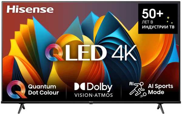 Телевизор 75″Hisense 75E7NQ 2024 (4K Ultra HD 3840x2160, Smart TV)