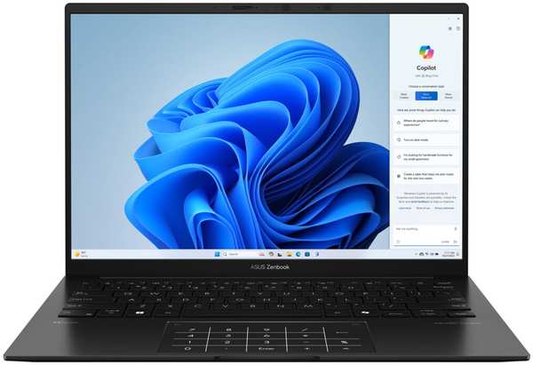 Ноутбук ASUS ZenBook 14 UM3406HA-QD119 AMD Ryzen 7 8840HS/16Gb/1Tb SSD/14″FullHD+ OLED/DOS