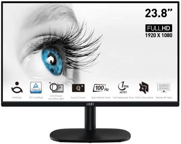 Монитор 24″MSI PRO MP245V VA 1920x1080 4ms HDMI, VGA