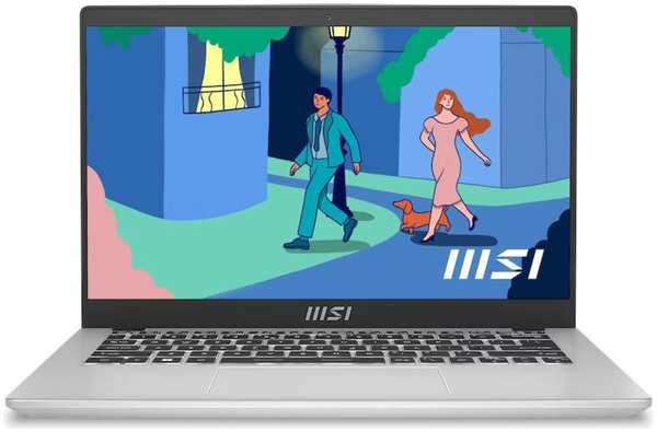 Ноутбук MSI Modern 14 C13M-1090XRU Core i7 1355U/16Gb/512Gb SSD/14″FullHD/DOS Urban Silver 11756721