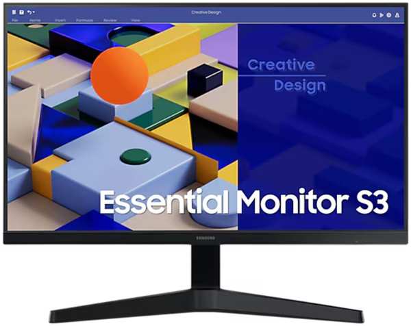 Монитор 27″Samsung Essential S3 S27C312EAI IPS 1920x1080 5ms HDMI, VGA