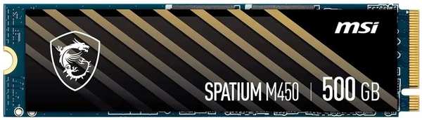 Внутренний SSD-накопитель 500Gb MSI Spatium M450 S78-440K220-P83 M.2 2280 PCIe NVMe 4.0 x4 11756972