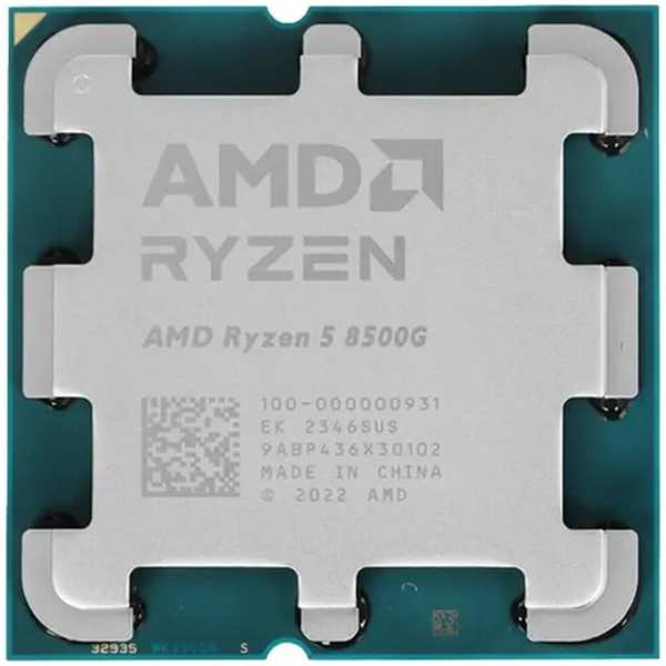 Процессор AMD Ryzen 5 8500G, 3.5ГГц, (Turbo 5.0ГГц), 6-ядерный, L3 16МБ, Сокет AM5, Radeon 740M, OEM 11757745