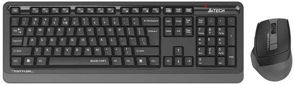 Клавиатура+мышь A4Tech Fstyler FGS1035Q Black/Grey 11758973