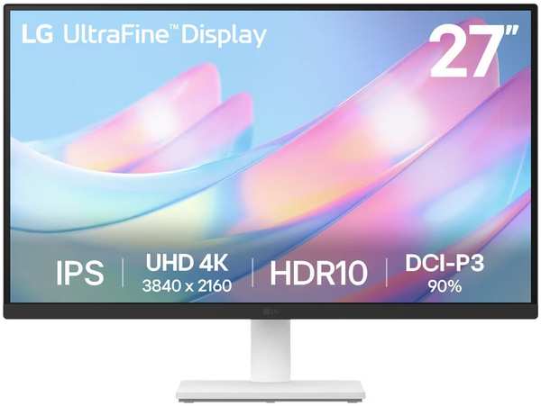 Монитор 27″LG UltraFine 27US500-W IPS 3840x2160 5ms НDMI, DisplayPort