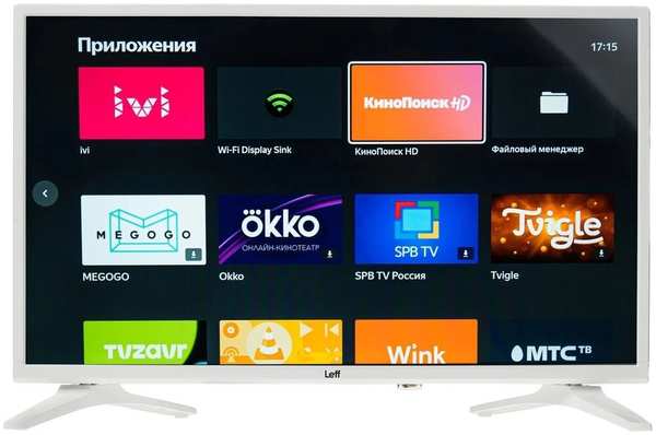 Телевизор 28″LEFF 28H541T (HD 1366x768, Smart TV) белый 11759423