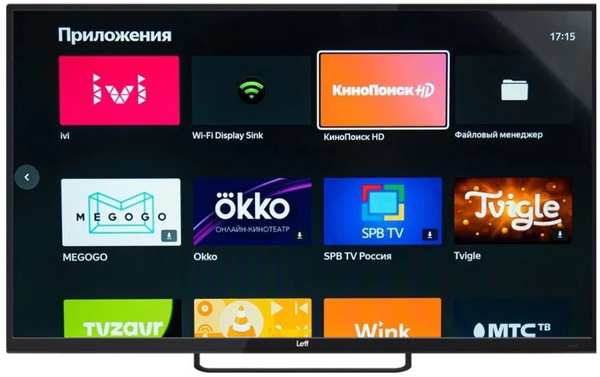 Телевизор 32″LEFF 32F540S (FullHD 1920x1080, Smart TV) черный 11759429