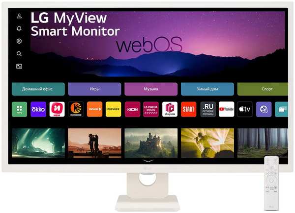 Монитор 32″LG MyView Smart monitor 32SR50F-W IPS 1920x1080 5ms HDMI 11759494