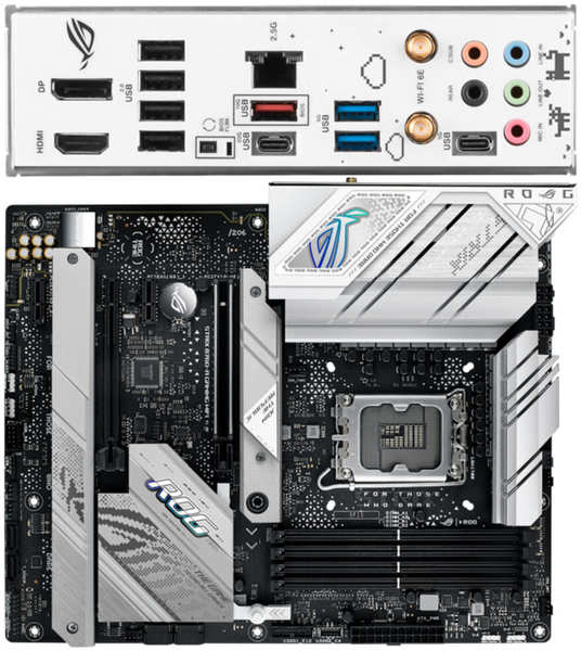 Материнская плата ASUS ROG Strix B760-A Gaming WiFi B760 Socket-1700 4xDDR4, 4xSATA3, RAID, 3xM.2, 4xPCI-E16x, 3xUSB3.2, 2xUSB3.2 Type C, DP, HDMI, WiFi, 2.5Glan,ATX