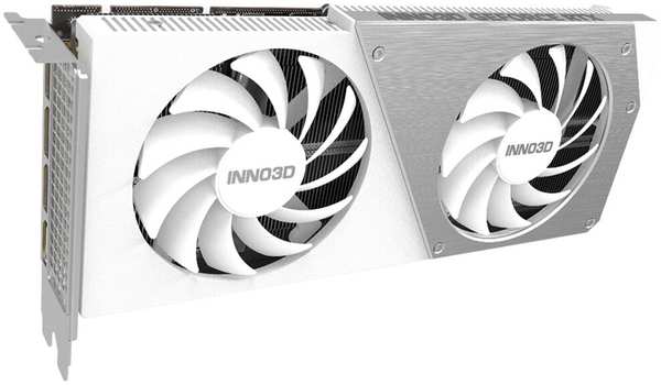 Видеокарта Inno3D GeForce RTX 4060 Ti 16384Mb, Twin X2 OC 16 Gb (N406T2-16D6X-178055W) 1xHDMI, 3xDP, Ret