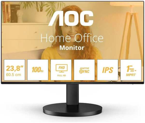 Монитор 24″AOC 24B3HA2 IPS 1920x1080 1ms HDMI, VGA