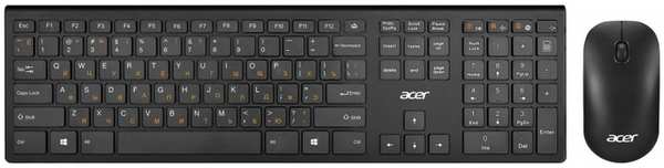 Клавиатура+мышь Acer OKR030 Wireless Black 11764240
