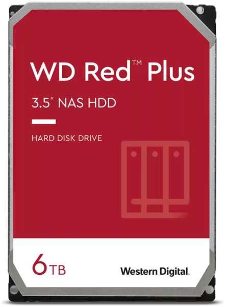 Внутренний жесткий диск 3,5″6Tb Western Digital (WD60EFZX) 128Mb IntelliPower SATA3 Red 11771394