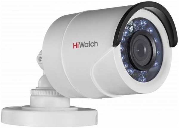 Камера видеонаблюдения Hikvision HiWatch DS-T200P 6-6мм HD-TVI цветная корп.:белый 11774423